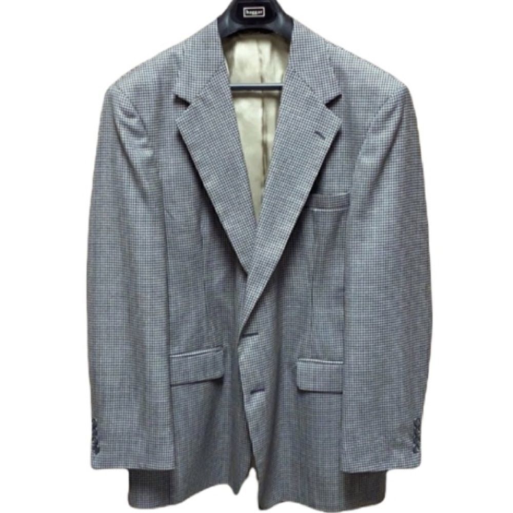 Haggar Men’s Plaid 2 Button Sport Coat Blazer